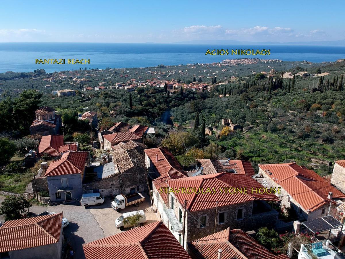 Stavroulas Stone House In Rigklia, Messinia Rínglia Kültér fotó